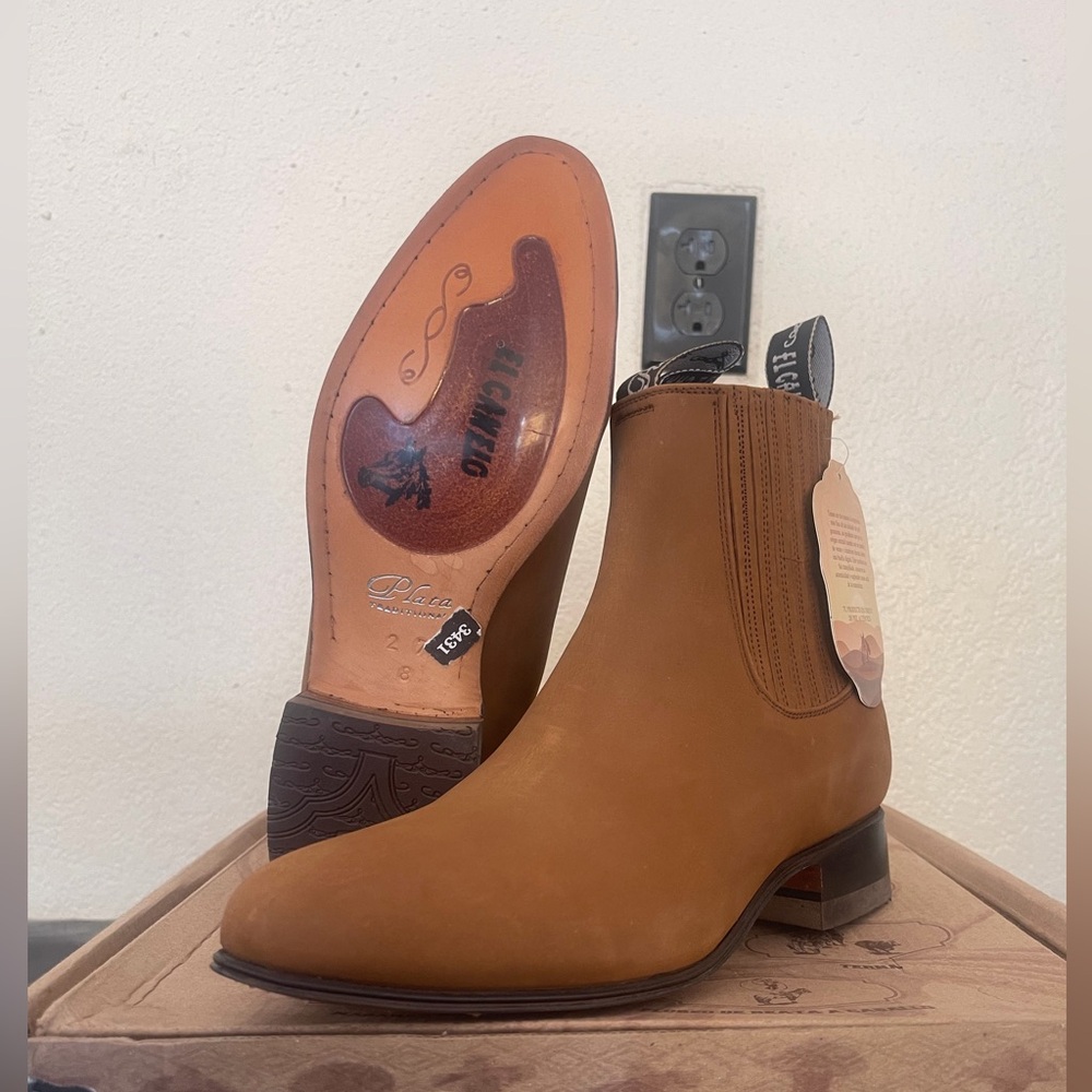 Brown Leather Men's Boots